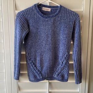 Pink Republic Textured Blue Sweater